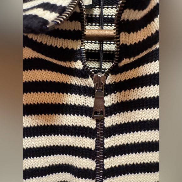 New Gucci GG Supreme Maxi Logo Full Zip Sweater Size L - Picture 6 of 12